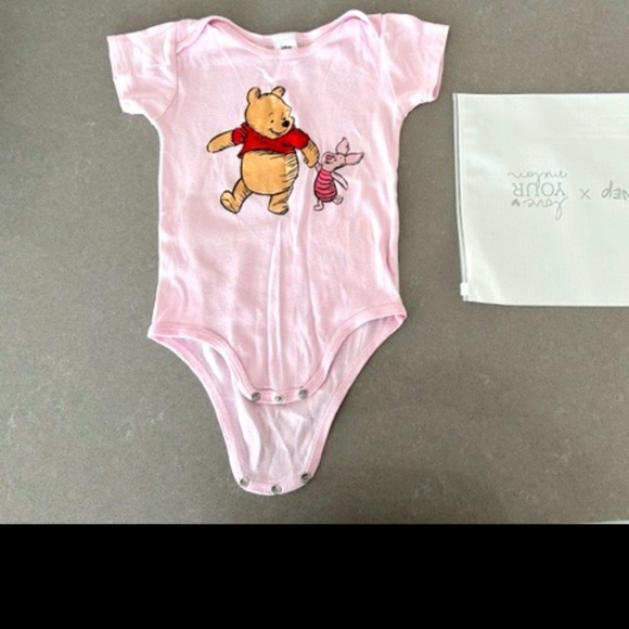 Winnie & Piglet Love Your Melon Pink Onesie 18-24M-See notes - Picture 1 of 6